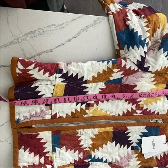 Isabel Marant Etoile Hafileal Quilt Quilted Jacket in Yellow - Picture 10 of 12